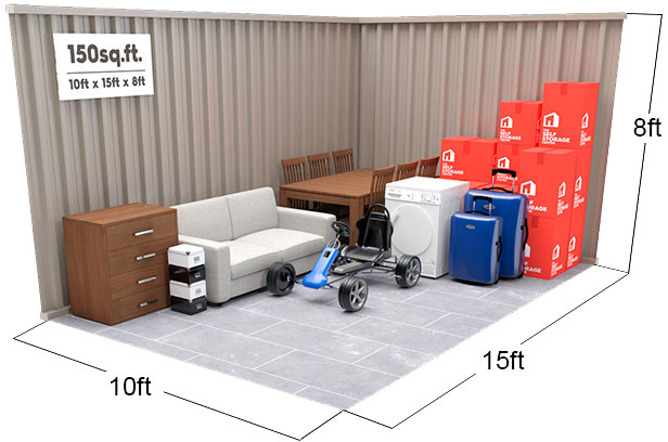 150 sq ft Storage Unit