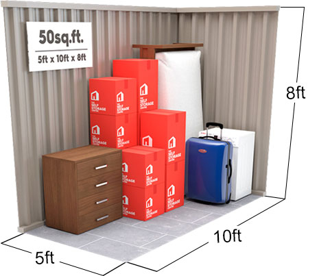 50 sq ft Storage Unit